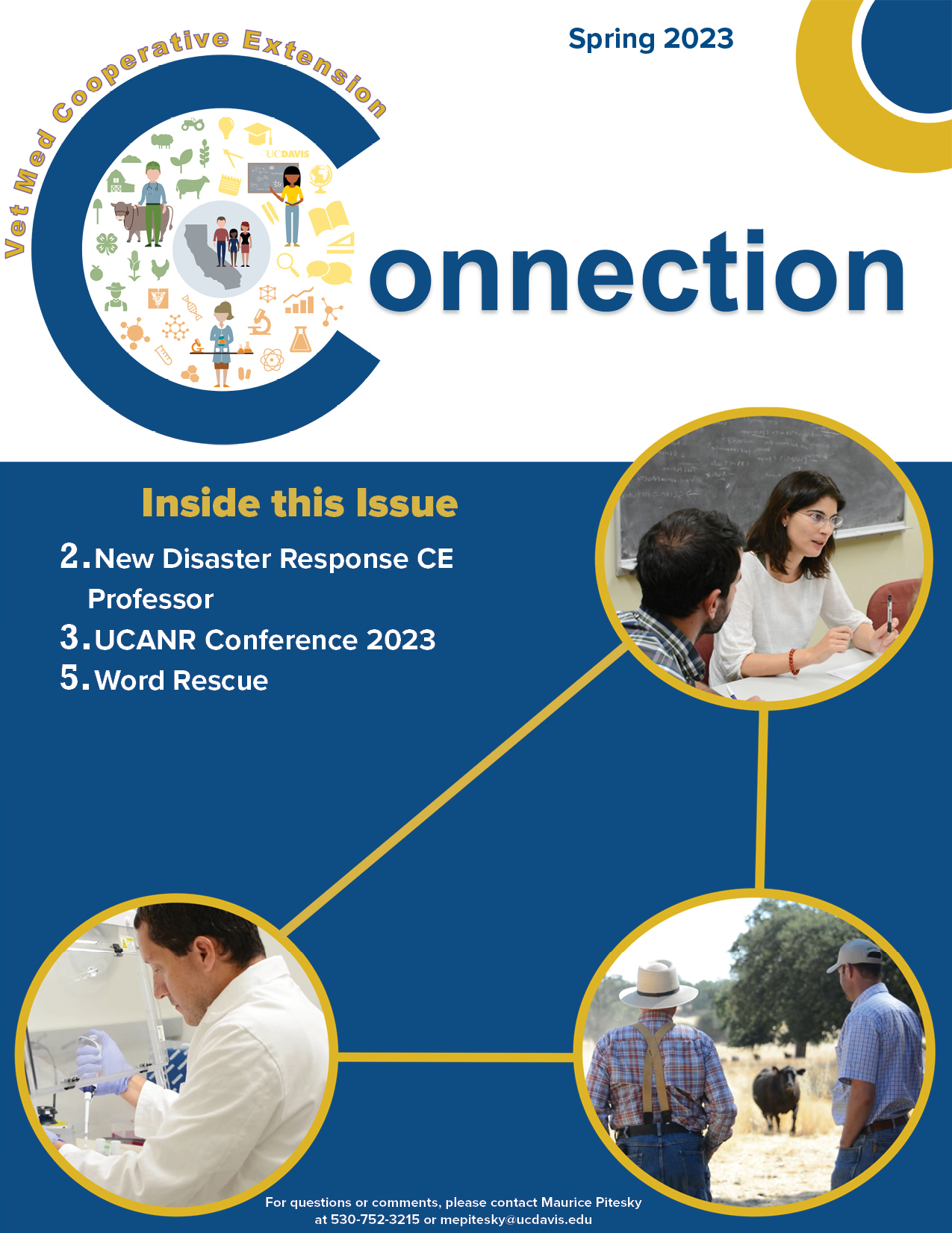 Cover Page of the Spring 2023 Newsletter